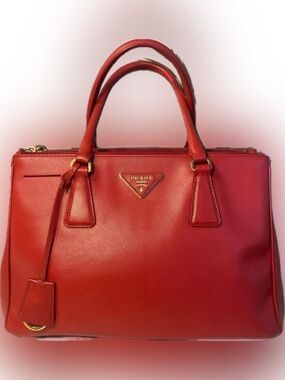 Prada Galleria Saffiano Leather Bag Small Tote & Crossbody Strap - Iconic Prada